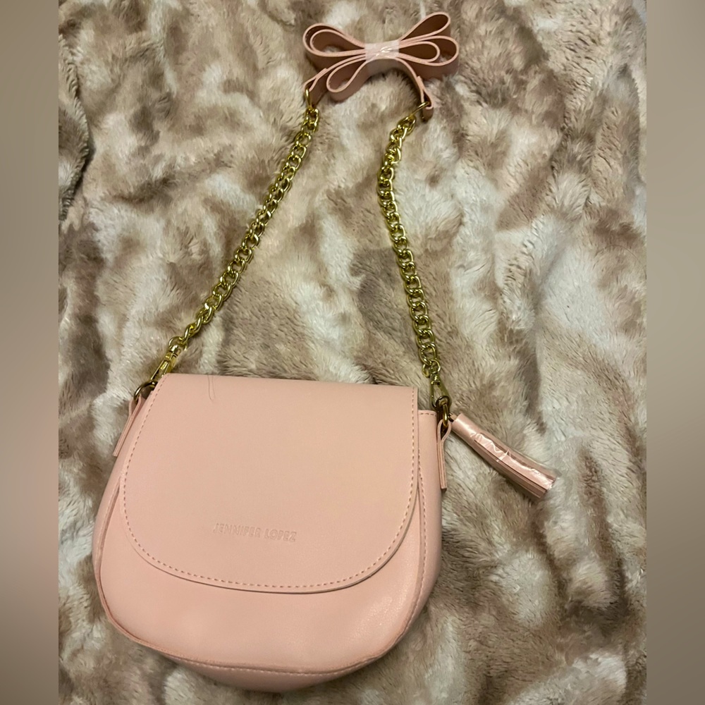 Brand, new baby, pink, Jennifer Lopez, cross body mini purse